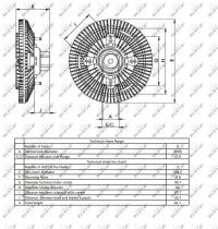 Nrf 49411 - EMBRAGUE VENTILADOR FENDT FARMER 30