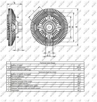 Nrf 49413 - EMBRAGUE VENTILADOR FENDT FAVORIT 5