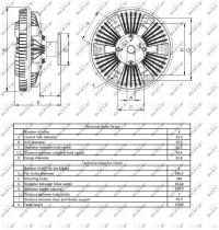 Nrf 49415 - EMBRAGUE VENTILADOR JOHN DEERE 6520