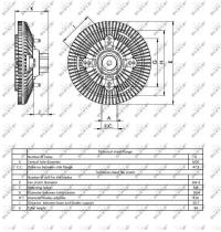 Nrf 49421 - EMBRAGUE VENTILADOR CLAAS ARES 577