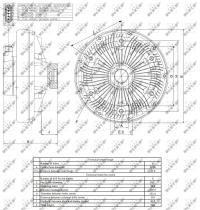 Nrf 49423 - EMBRAGUE VENTILADOR GENESIS TIER 2