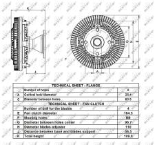 Nrf 49428 - EMBRAGUE VENTILADOR JOHN DEERE 6010