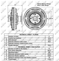 Nrf 49437 - EMBRAGUE VENTILADOR MASSEY FERGUSON