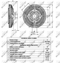 Nrf 49518 - EMBRAGUE VENTILADOR FORD TRANSIT
