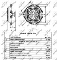 Nrf 49520 - EMBRAGUE VENTILADOR FORD TRANSIT 10
