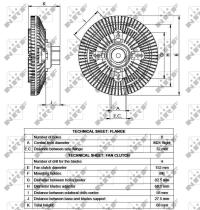 Nrf 49522 - EMBRAGUE VENTILADOR FORD TRANSIT