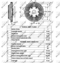 Nrf 49524 - EMBRAGUE VENTILADOR HYUNDAI H-1