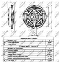 Nrf 49540 - EMBRAGUE VENTILADOR MERCEDES SPRINT