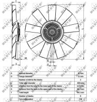 Nrf 49541 - EMBRAGUE VENTILADOR MERCEDES SPRINT