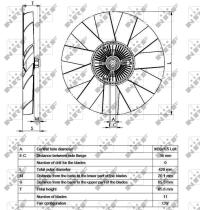 Nrf 49542 - EMBRAGUE VENTILADOR MERCEDES SPRINT