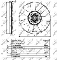 Nrf 49545 - FAN CLUTCH LIGHT COMMERCIAL VEHICLE