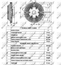 Nrf 49549 - EMBRAGUE VENTILADOR MITSUBISHI L300