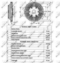Nrf 49550 - EMBRAGUE VENTILADOR MITSUBISHI L400