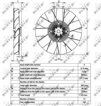 Nrf 49553 - EMBRAGUE VENTILADOR NISSAN SERENA