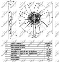 Nrf 49562 - EMBRAGUE VENTILADOR VW LT