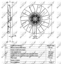 Nrf 49563 - EMBRAGUE VENTILADOR VW LT 2.5D 1996