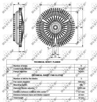 Nrf 49564 - EMBRAGUE VENTILADOR VW LT 2.8D 2002