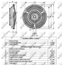Nrf 49565 - EMBRAGUE VENTILADOR VW LT