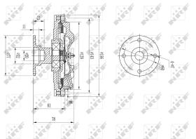 Nrf 49576 - EMBRAGUE VENTILADOR NISSAN PATROL 2