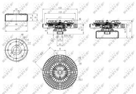 Nrf 49584 - EMBRAGUE VENTILADOR VW PASSAT 1.9 T