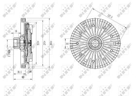 Nrf 49589 - EMBRAGUE VENTILADOR BMW X5 E53 10/2