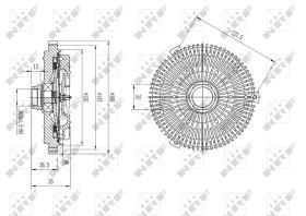 Nrf 49590 - EMBRAGUE VENTILADOR AUDI A6 2.5TDI