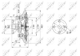 Nrf 49592 - EMBRAGUE VENTILADOR JEEP CHEROKEE 2