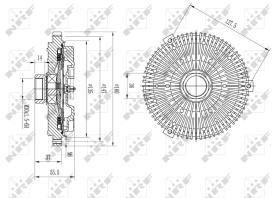 Nrf 49593 - EMBRAGUE VENTILADOR MERCEDES ML320