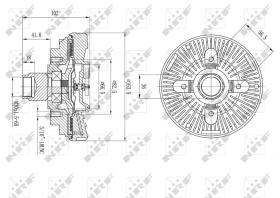 Nrf 49596 - EMBRAGUE VENTILADOR DODGE DURANGO 1