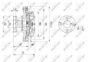 Nrf 49609 - EMBRAGUE VENTILADOR SUZUKI SWIFT 03