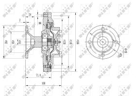 Nrf 49612 - EMBRAGUE VENTILADOR LEXUS GS300 06/