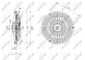Nrf 49627 - EMBRAGUE VENTILADOR SSANGYONG KYRON