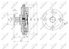 Nrf 49634 - EMBRAGUE VENTILADOR FORD RANGER 06/