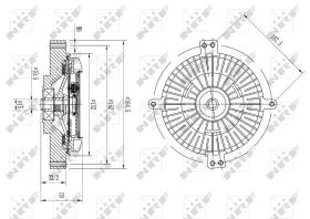 Nrf 49641 - EMBRAGUE VENTILADOR MERCEDES SL500