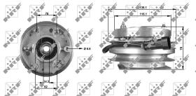 Nrf 49703 - EMBRAGUE VENTILADOR IVECO DAILY 01/