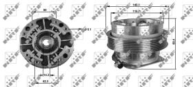 Nrf 49705 - EMBRAGUE VENTILADOR IVECO DAILY