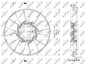 Nrf 49801 - EMBRAGUE VENTILADOR MERCEDES ACTROS