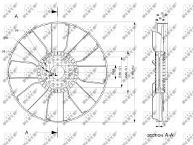 Nrf 49807 - EMBRAGUE VENTILADOR MERCEDES ATEGO2