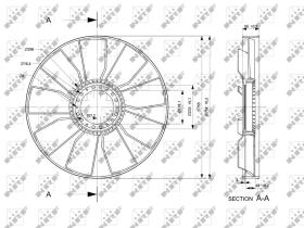 Nrf 49813 - EMBRAGUE VENTILADOR MAN TGA 04/2000