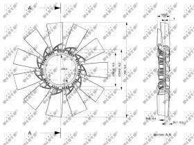 Nrf 49824 - EMBRAGUE VENTILADOR DAF CF85/XF105