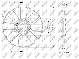 Nrf 49833 - EMBRAGUE VENTILADOR MAN L2000/M2000