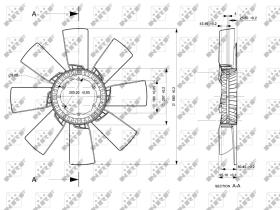 Nrf 49863 - EMBRAGUE VENTILADOR VOLVO FM10/FM12