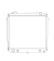 Nrf 50300 - RADIADOR ALU BRAZED JEEP (CHRYSLER)