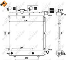  50313 - RADIADOR ALU BRAZED CHRYSLER (USA)