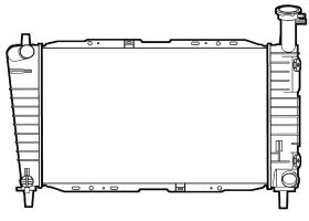 Nrf 50333 - RADIADOR ALU BRAZED FORD (USA) TAUR