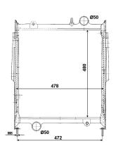 Nrf 503364 - RADIADOR INDUSTRIAL FENDT FARMER 30