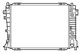 Nrf 50343 - RADIADOR ALU BRAZED FORD CROWN VICT