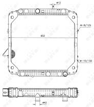  503474 - RADIADOR CU MERCEDES LK/LN2 84-98