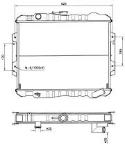 Nrf 503482 - RADIADOR MITSUBISHI PAJERO 2.5TD