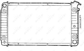 Nrf 50381 - RADIADOR ALU BRAZED CADILLAC (GM) S